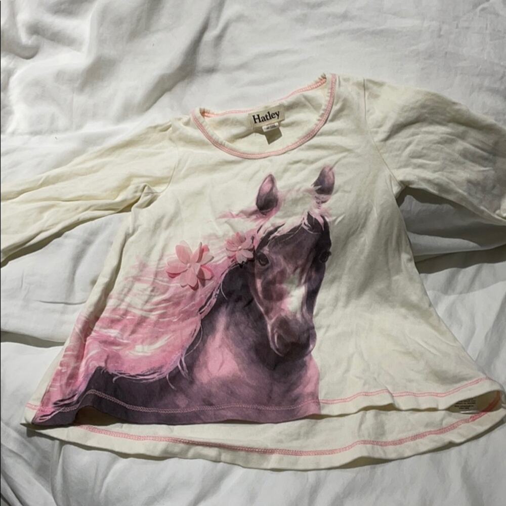 Hatley 3t hoarse long sleeve t worn once
